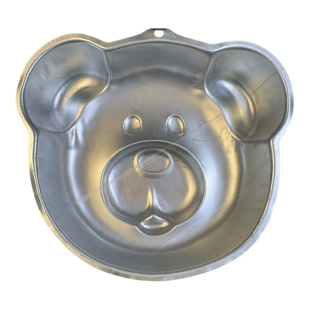 Wilton Panda Bear Cake‎ Pan Silver Vintage 2004 Aluminum 2105-4945